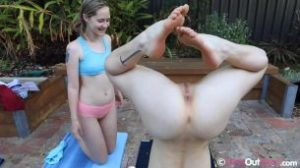 GirlsOutWest – Eva May And Pixie Faye – Yoga Class
